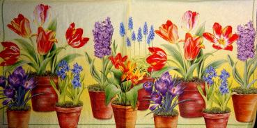 130 Tulpen - 3-lagig (orange) - Ihr